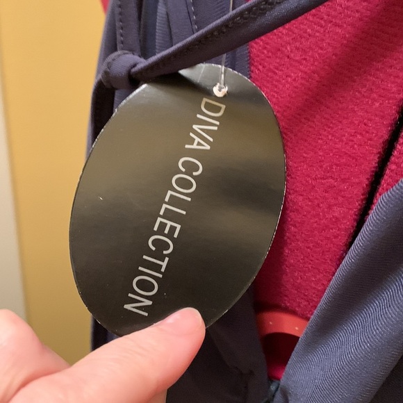 NWT Diva Collection Sequin Waist sleeveless gown with Bra - Picture 15 of 15